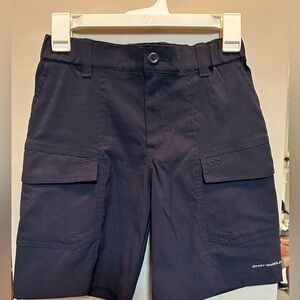 NWOT - Navy/Dark Blue Columbia PFG Hybrid Shorts - Boys Size M